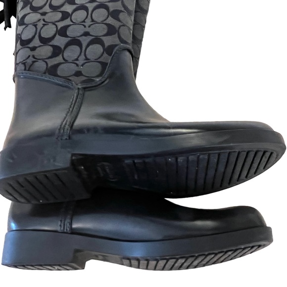 Authentic Coach Rainboots Sz 7 - Picture 4 of 7